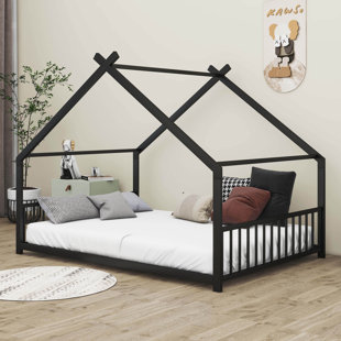 HARPER ORCHARD Tomita Full Size Metal House Bed