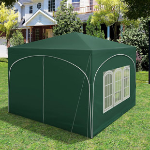 GARTEN LIVING 300 cm x 300 cm Pop-Up Pavillon Choncey aus Metall