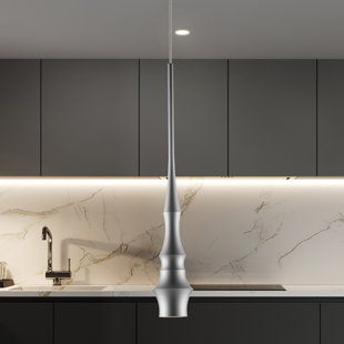 VONN LIGHTING Polaris 1-Light 5" ETL Certified Integrated LED Height Adjustable Pendant Light