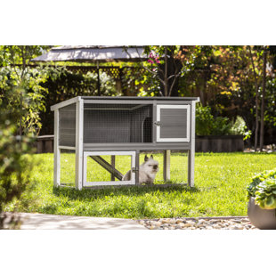 ARCHIE & OSCAR™ Adela ECOFLEX® Weather Resistant Rabbit Hutch with Ramp