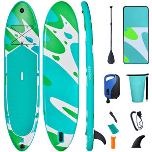 OXYGIE 12FT Inflatable Stand Up Paddle Board with Electric Pump