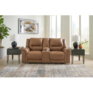 HOKKU DESIGNS Gwendoly 79'' Upholstered Power Reclining Loveseat
