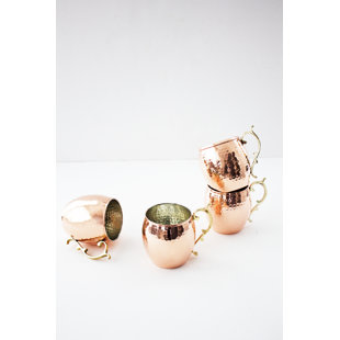 Coppermill Kitchen Vintage Inspired Mugs Set/4 (Set of 4)