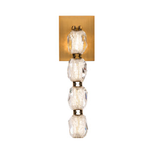 SCHONBEK FOREVER Seduction Steel LED Armed Sconce