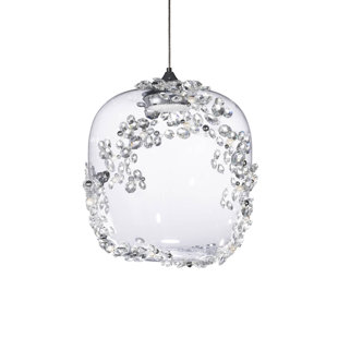 SCHONBEK FOREVER Divine 1 - Light Polished Chrome LED Single Pendant