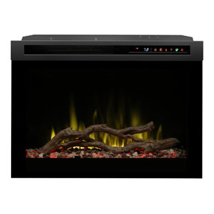 DIMPLEXPRO Dimplex Multi-Fire XHD Pro Plug-In Electric Fireplace with Acrylic Ice & Driftwood - 1,000 SQ. FT.