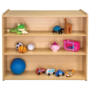 TOTMATE Tot Mate 3-Shelf Double Sided Classroom Storage Unit 46" W