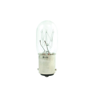 BULBRITE INDUSTRIES 15 Watt T7 BA15d/Small Bayonet Cap Dimmable 2700K Incandescent Bulb (Set of 25)
