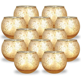 X－MAX FURNITURE 2'' H Glass Tabletop Votive Holder