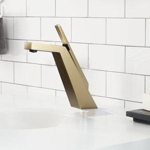 TOMFAUCET Solid Brass Single Handle Single Hole Creative Bathroom Sink Faucet
