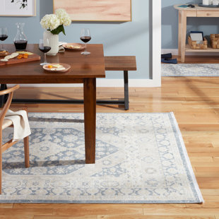 TOWN & COUNTRY LIVING TOWN & COUNTRY EVERYDAY Rein Center Medallion Everwash Non-Slip Backing Washable Area Rug