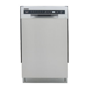 KUCHT Professional 18 in. Front Control Dishwasher with Stainless Steel Tub & Multiple Filter System