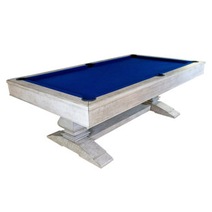 HATHAWAY GAMES Hathaway Montecito 8 Ft Furniture Pool Table – Includes Cue Sticks, Billiard Balls – Modern Design Perfect for Family, Home, Dining, or Living Room