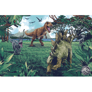 ROOM MATES Jurassic Park 84' L x 126" W Peel and Stick Wall Mural