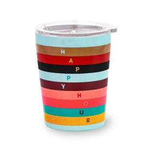 KATE SPADE NEW YORK Stainless Steel Small Tumbler, Happy Hour