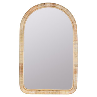 BIRCH LANE™ Izel Arch Rattan Wall Mirror