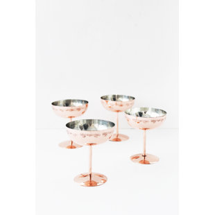 Coppermill Kitchen Vintage Inspired Coupe Glass Set/2 (Set of 2)
