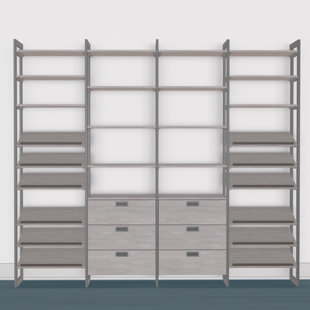 MARTHA STEWART California Closets® The Everyday System™ 96" W 14" D Closet System