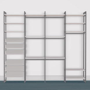 MARTHA STEWART The California Closets® The Everyday System™ 96" W 14" D Closet System