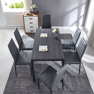 WADE LOGAN® Bauza 7 - Piece Dining Set