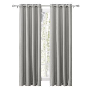 BRAYDEN STUDIO® Cedarpoint Elegant Striped Design Grommet Room Darkening Curtain Panel