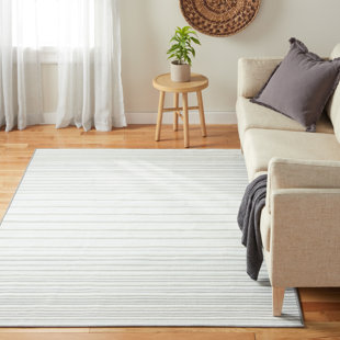TOWN & COUNTRY LIVING Town & Country Basics Layne Everwash Non-Slip Backing Area Rug Silver/Gray