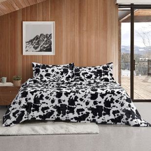 BYOURBED Coma Inducer Milky Moo Cow Print Oversized Comforter Set