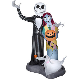 GEMMY INDUSTRIES Nightmare Before Christmas with Jack, Sally and Zero Inflatable