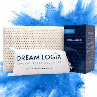 DREAM LOGIX HEALTHY SLEEP SOLUTIONS Talalay Latex Soft Cooling Pillow