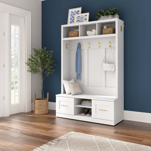 EVERLY QUINN Yerani 48W Door Bench and Hall Tree