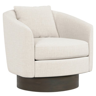 BERNHARDT Camino Upholstered Swivel Barrel Chair