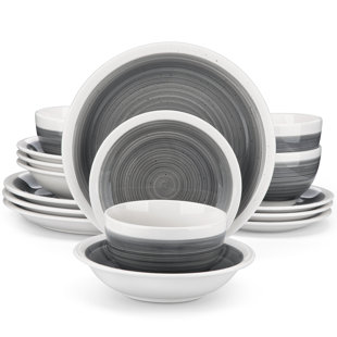 VANCASSO ORI 16 Piece Stoneware Dinnerware Set - Service for 4 (Set of 16)