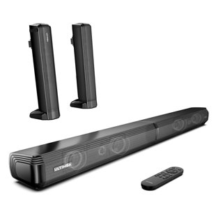BOMAKER Speaker Soundbar with Subwoofer 125dB Bass Adjustable