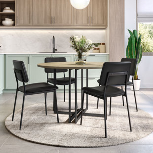 AMISCO Trenton 5 Piece 48" Round Dining Set