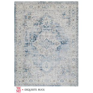 The Met x Exquisite Rugs Blue/Beige Area Rug