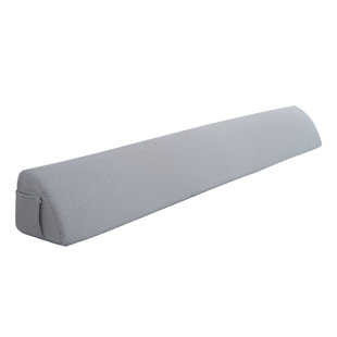 HOKKU DESIGNS Emmyrose Bed Wedge Pillow Headboard Gap Filler Gray