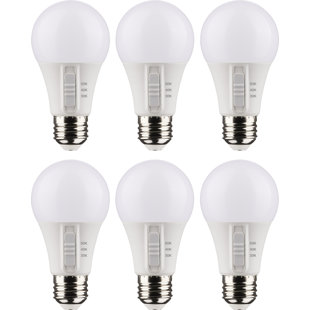 SATCO 40 Watt Equivalent A19 E26/Medium (Standard) LED Bulb (Set of 6)