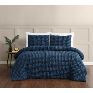 Christian Siriano NY Textured Puff Comforter Set