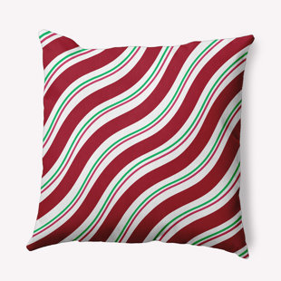 E BY DESIGN Striped Indoor/Outdoor Reversible Throw Pillow