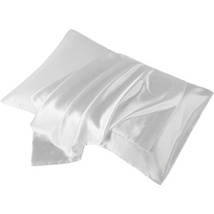 VALENCIALUXE Silk Pillowcases for Hair and Skin Health Soft Smooth Breathable Pillow Cover (Set of 2) (Set of 2)