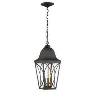 SIGNATURE HARDWARE Cardigan 1 - Light Black Pendant