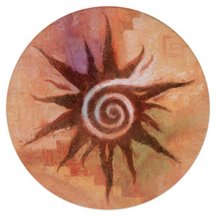 THIRSTYSTONE Spiral Sun Coaster (Set of 4)