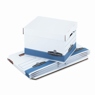 BANKERS BOX® Quick/Stor Lock Lid File Box