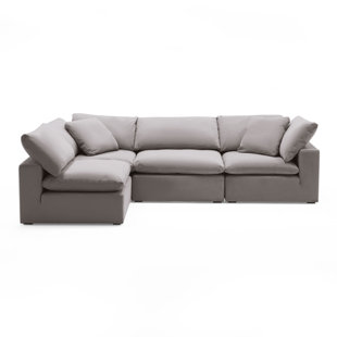 BIRCH LANE™ Calana Luxe 4-Piece Modular Sectional