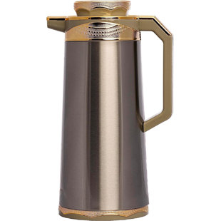SAFURA Stainless Steel Coffee Carafe Insulated – Vacuum Water Flask Coffee Carafe For Keeping Hot & Cold Liquids Double Wall Reusable Thermos Container