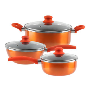 LEANN WALL WHISPERERS 6-Piece Stainless Steel Cookware Set