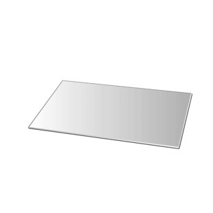 FURNITURE BOX Baysen Tempered Glass Rectangle Dining Table Protector