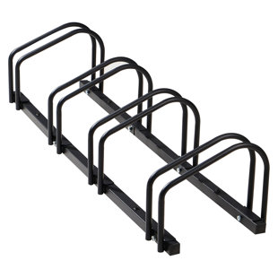 True & Tidy Bike Floor Stand and Holder for 4 Bikes