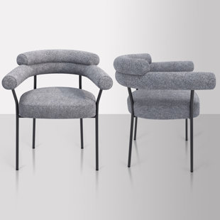 WADE LOGAN® Artrina Upholstered Arm Chair (Set of 2)