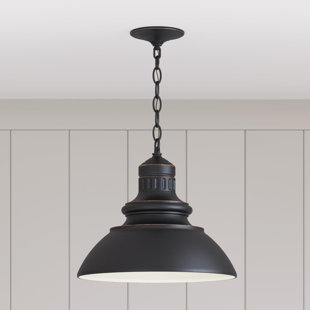 SIGNATURE HARDWARE Blackshore 1 - Light Bronze LED Dome Pendant